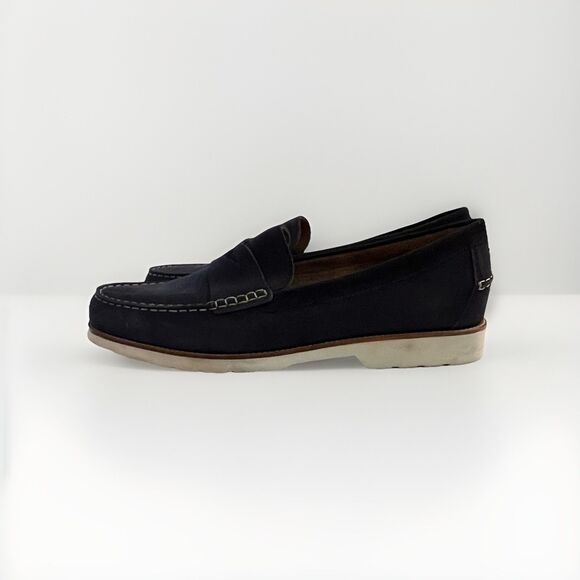 Rockport Men\'s Navy Blue Leather Try Tech Slip-On Loafers Size 14 Medium (D) main image 9
